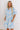 Floral Statement Embroidered Mini Dress in Sky Blue   