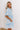 Floral Statement Embroidered Mini Dress in Sky Blue   