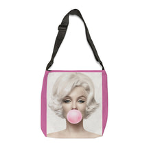 Load image into Gallery viewer, Marilyn Monroe Light Pink Adjustable Tote Bag
