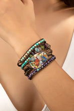Load image into Gallery viewer, Natural stone boho bracelet
