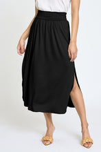 Load image into Gallery viewer, Solid Side Slit Midi Skirt
