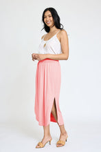 Load image into Gallery viewer, Plus Solid Side Slit Midi Skirt
