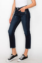 Load image into Gallery viewer, HIGH RISE SKINNY STRAIGHT JEANS
