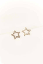 Load image into Gallery viewer, Star Outline Stud Earrings
