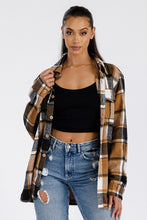 Load image into Gallery viewer, #4 Boyfriend Oversized Soft Flannel Shacket
