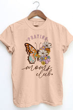 Load image into Gallery viewer, Praying Moms Club, Retro Vintage Garment Dye Tee
