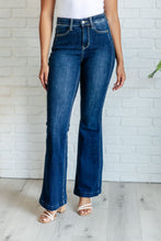 Load image into Gallery viewer, Mavis High Rise Side Seam Detail Flare Jeans
