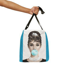Load image into Gallery viewer, Audrey Hepburn Adjustable Tote Bag
