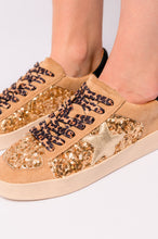 Load image into Gallery viewer, Another Round Sneakers in Gold Sequins
