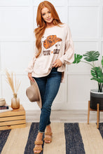 Load image into Gallery viewer, Cow Girl Graphic Pullover in Stone
