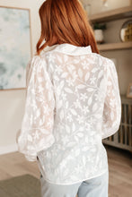 Load image into Gallery viewer, Sweet Serotonin Lace Button Up
