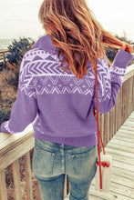 Load image into Gallery viewer, Zip-Up Pullover Sweater
