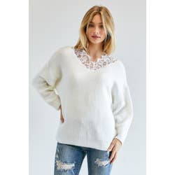 Snow Lace Sweater