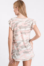 Load image into Gallery viewer, Lee Pink Camo Top
